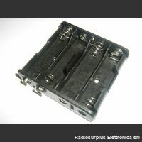 PP4STIL Portapile STILO 4XAA Prodotto nuovo. Componenti elettronici
