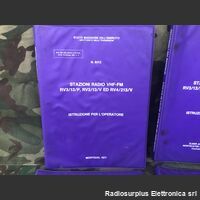 ManualRV Istruzioni per l'operatore stazione radio RV3/4  kit 4 volumi completi originali Manuali