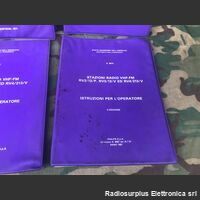 ManualRV Istruzioni per l'operatore stazione radio RV3/4  kit 4 volumi completi originali Manuali