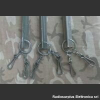 GP-103/7C GP-103/7C  Kit tre pezzi picchetti in acciaio  Lunghezza picchetto cm 40 Accessori per apparati radio Militari