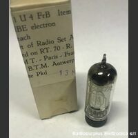 1U4 Valvola  1U4  Pentodo Miniaturizzato MIL Componenti elettronici