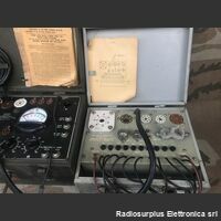 I-177-A + MX-949A/U Tube Tester I-177-A + Adapter kit MX-949A/U  Prova valvole  U.S. Army + adattatore  In ottimo stato, con manuale originale. Test e Strumenti di Misura Militari