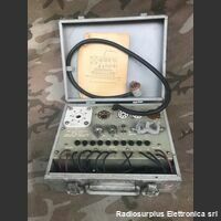 I-177-A + MX-949A/U Tube Tester I-177-A + Adapter kit MX-949A/U  Prova valvole  U.S. Army + adattatore  In ottimo stato, con manuale originale. Test e Strumenti di Misura Militari