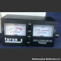 FS222 FARUN FS222  Misuratore di onde stazionarie e potenza  Frequenza operativa da 3,5 a 150 Mhz Telecomunicazioni