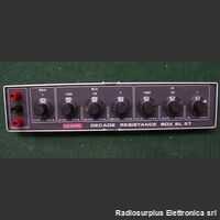 BL57 UNAOHM BL 57 Decade Resistor Box ATTENUATORI - CARICHI - BOX DECADE