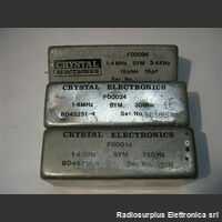 CrystalFilter Cristal Filter 1.4 Mhz  Bandwidth  3,8 KHz Impedenze