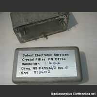 FN01712 Cristal Electronic Filter SOLEN FN 01712 Impedenze