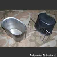 GavettaUS Gavetta per alimenti in acciaio Militaria
