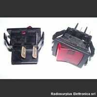 12-250-23-21 Interuttore da incasso doppio 12A 250Volt mis. 23x21 Materiale elettrico