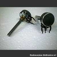 Lesa10k Potenziometro  LESA 10 Kohm. Perno da 5cm Resistenze e Potenziometri