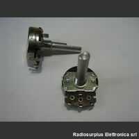 PT500 Potenziometro  500 oHm. Perno 23 x 5,8 da pannello Resistenze e Potenziometri