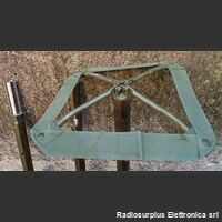 PaloTenda Palo innestabile in alluminio con testa di sostegno per tende o reti, 3 x 1,20 mt.(3,60) Militaria