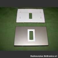 ave1grat Coppia Placca 1 posto Materiale elettrico