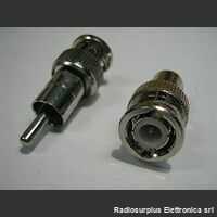 SpinaBNCspinaRCA Adattatore -spina BNC  spina RCA Connettori e cavi R.F.