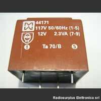 TR44171 Trasformatore Alimentazione 12 Volt  2,3 VA Trasformatori e Filtri Rete