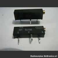 TRIM10K Trimmer Multigiri 10 KoHm. Fiss. 13mm. A saldare Resistenze e Potenziometri