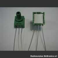 BS39065 Potenziometro fuoco 20 MoHm. Perno 12 x 7 da pannello Resistenze e Potenziometri