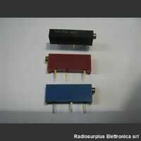 TRIM200 Trimmer Multigiri 200 oHm. Fiss. 13mm. A saldare Resistenze e Potenziometri