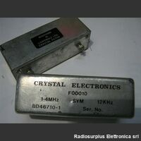 F00010 Cristal Electronic Filter FN 00010  1.4Khz Impedenze