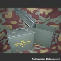 PortaMunizGrande Cassetta portamunizioni in lamiera 5,56mm L Miscellanea