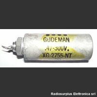XG-2755-NT Condensatore Carta Olio GUDEMAN 0,47 uF  300Volt Condensatori