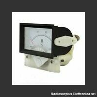  Voltmetro analogico da pannello 0-250V AC  Dimensioni: 70x70x60mm Dimensioni foro: 70x40mm  Modello: 85L17 Materiale elettrico