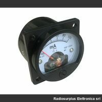 W.01530 MilliAmperometro analogico a pannello 0-100 mA Materiale elettrico