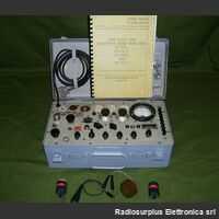 Tube TV-7 U Test Set-Electronic Tube TV-7/U Accessori per apparati radio Militari