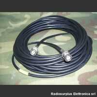 CD 06/RH4 Cavo antenna RG58 52 Ohm innestato BNC lunghezza 13 mt Accessori per apparati radio Militari