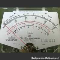 SIMPSON mA 260 Strumento analogico per tester SIMPSON mod. 260 Componenti elettronici
