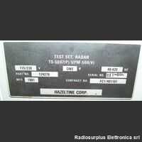 TS-5097(P)/UPM-504(V) Test Set Radar HAZELTINE Corp. TS-5097(P)/UPM-504(V) Apparati radio