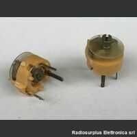 CA180 Compensatore in aria  10 - 80 Pf  Componenti elettronici