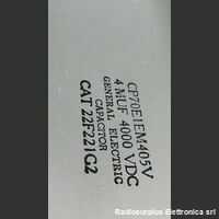 CP70E1EM405V Condensatore Carta Olio GE 4 MF 4000VDC Componenti elettronici