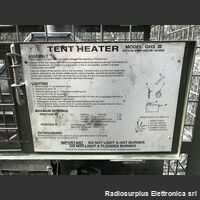 TENT HEATER model GHS III Riscaldatore per Tende Militari  TENT HEATER model GHS III Militaria