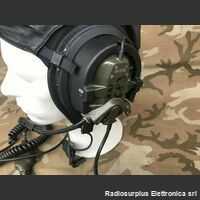 H-280 CASCO con CUFFIA e MICROFONO da CARRISTA  H-280 Cuffie con Microfono - Laringofano
