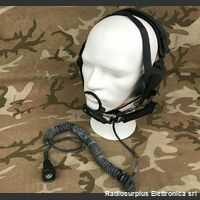 NATO5995-12-311-2882 Cuffia con MICROFONO -sottocasco- H-390 Cuffie con Microfono - Laringofano