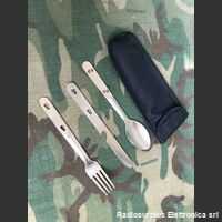 Kit Posate Kit Posate da campo 4 funzioni Militaria