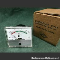 CHINAGLIA 0-100 mA Milliamperometro a Pannello  CHINAGLIA 0-100 mA Componenti elettronici