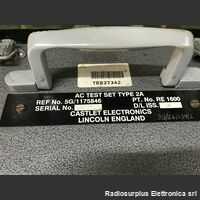 CASTLET ELECTRONICS type 2A AC Test set CASTLET ELECTRONICS type 2A Sistema di controllo linea trifase Accessori per apparati radio Militari