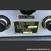 AR 8506-B Ricevitore Navale  AR 8506-B  Ricevitore U.S. Navy da 85 - 550 Khz e da 1,9 - 25 Mhz in 5 bande. Apparati radio