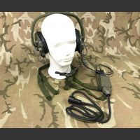 H-149/BA-M Cuffia con Microfono  H-149/BA-M  Cuffia con microfono completa di comando pettorale Accessori per apparati radio Militari