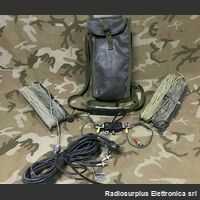 ELMER 5825-15-065-2823 Antenna Dipolo portatile HF  ELMER 5825-15-065-2823  Antenna dipolo da 47 mt (23,5 per lato) completa di isolatore e contrappesi Accessori per apparati radio Militari