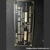   BC-342-N Signal Corps -non testato Apparati radio