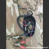 5820-12-061-8697 Cavo alimentazione ELMER cod. 5820-12-061-8697 Cavo per alimentazione batteria RH4/178/R Accessori per apparati radio Militari