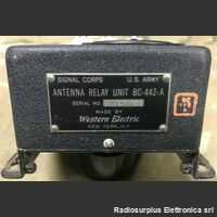 BC-442-A Antenna Relay Unit  BC-442-A  Relè di commutazione antenna filare HF Accessori per apparati radio Militari