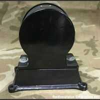 F.G. 1863 Amperometro Industriale Vintage  F.G. 1863  Amperometro da banco industriale interamente in metallo Accessori per apparati radio Militari