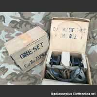 ZA2905 One Set W.S 19  ZA2905  Cuffia e microfono con ptt originale Inglese per apparati WS. Accessori per apparati radio Militari