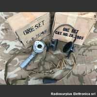 ZA2905 One Set W.S 19  ZA2905  Cuffia e microfono con ptt originale Inglese per apparati WS. Accessori per apparati radio Militari
