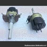 7813 Potenziometro con presa intermedia  e doppio interuttore  600 Kohm con presa a 400 Kohm Componenti elettronici