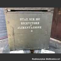 SCR-193 SCR-193  Stazione radio completa e originale.  Composta da Trasmettitore BC-191, Ricevitore BC-312, Dynamotor BD-77 Apparati radio